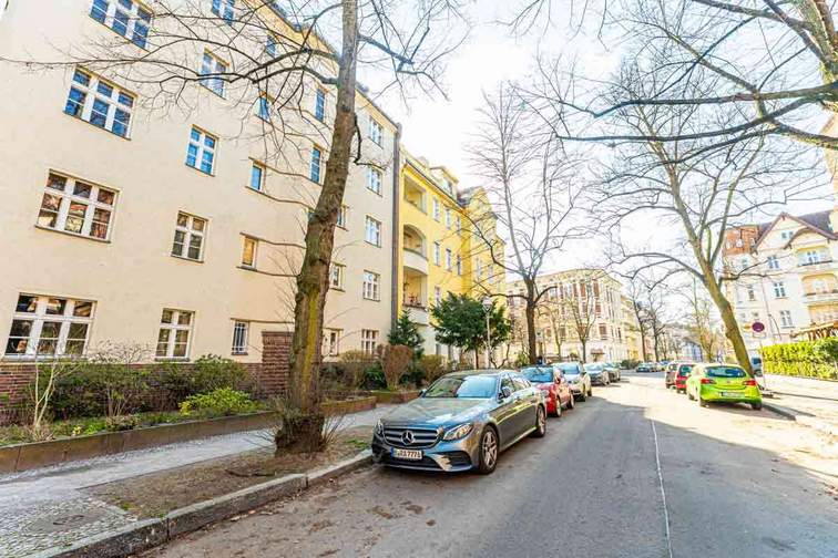 Street in front of the house