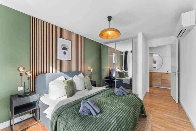 Schlafzimmer Musterwohnung