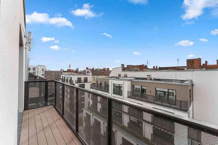 Balkon Musterwohnung