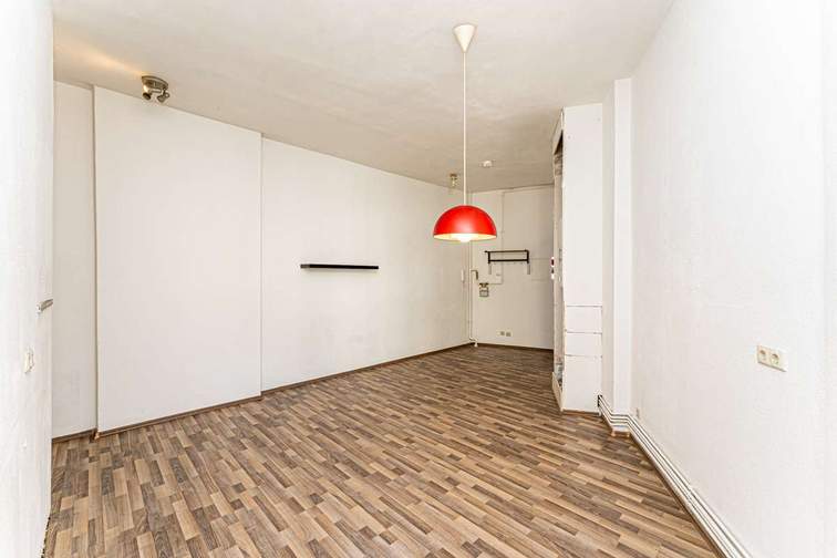 Living room with kitchen