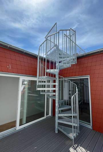 aufdachterrasse hoch