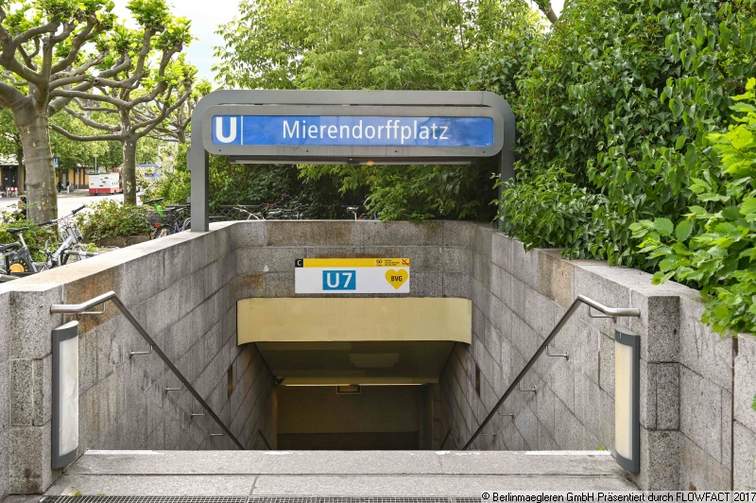 Umgebung, U-Bahnstation Mierendorffplatz