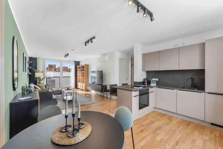 Wohnküche Musterwohnung