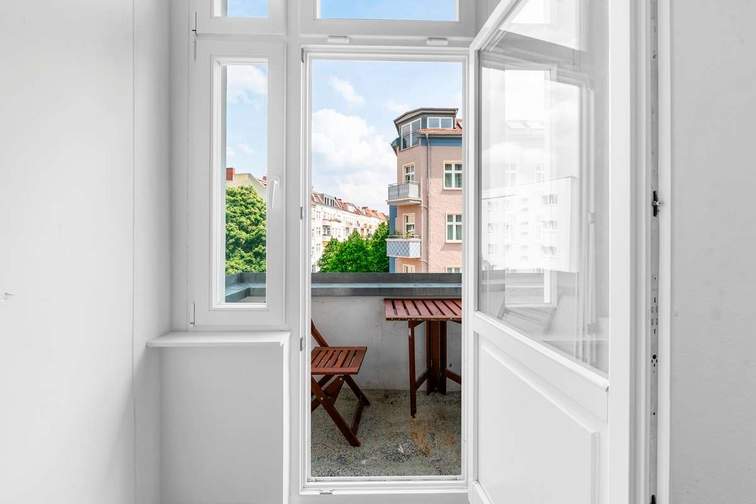 View to the balcony