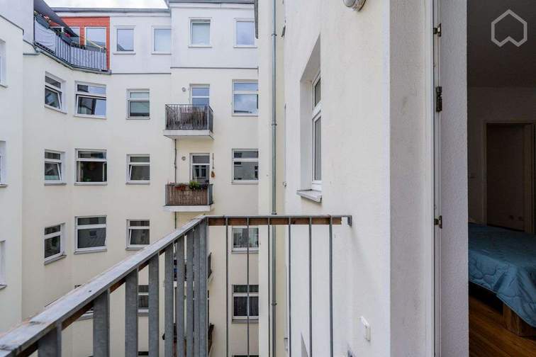 Blick vom Balkon