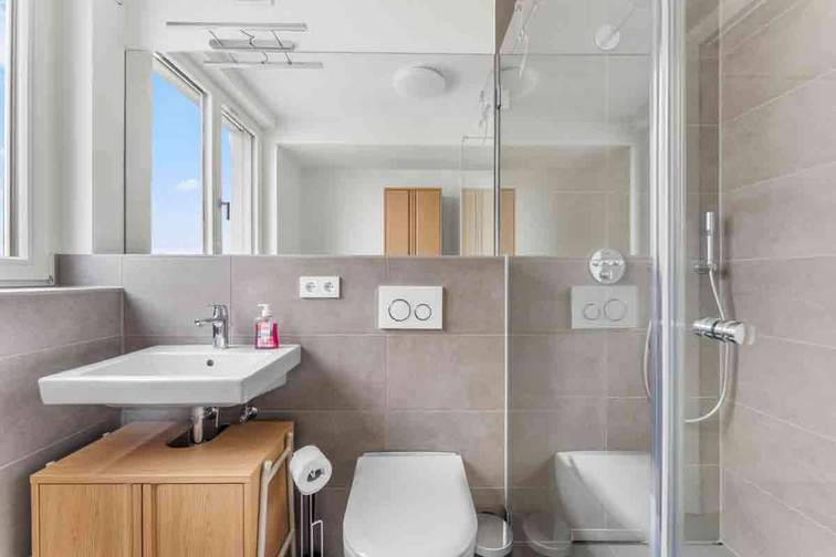 Bad Musterwohnung möbliert