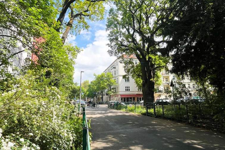 Weg zum Volkspark Hasenheide