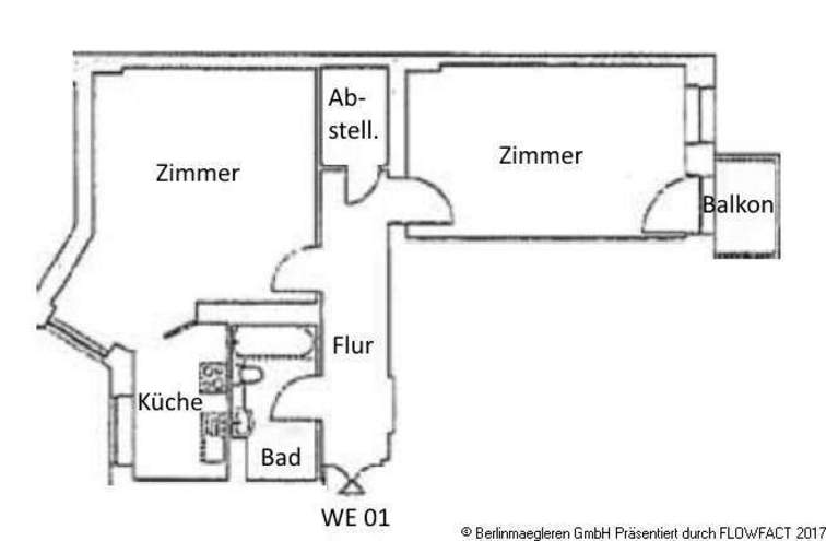 Grundriss WE 01