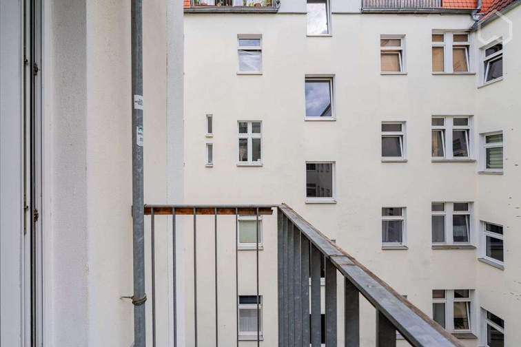 Blick vom Balkon