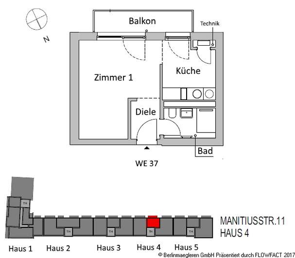 Grundriss WE 37