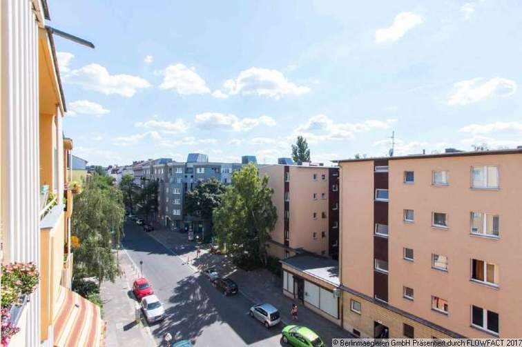 Blick vom Balkon